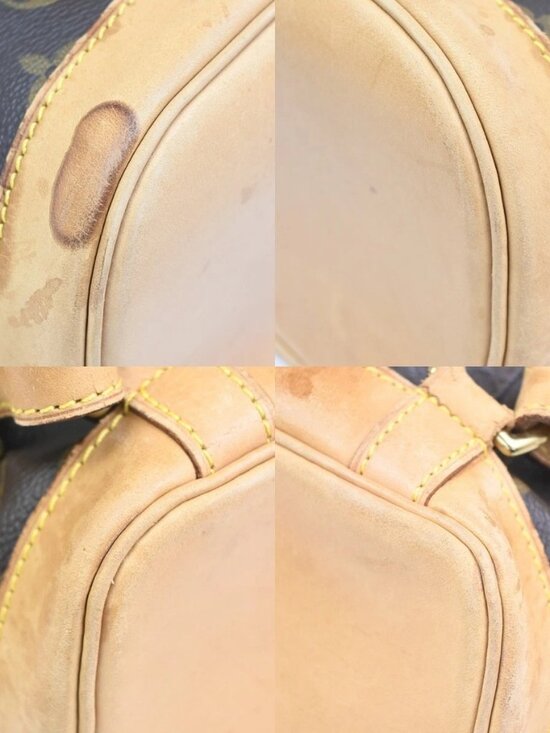 LOUIS VUITTON Montsouris MM Backpack Bag Monogram Leather Brown main image 6